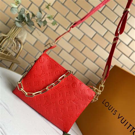 Buy LV COUSSIN PM M57790 BLACK/WHITE/RED @ 9.00